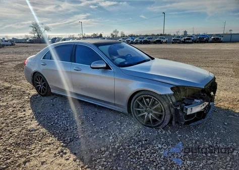 2018 Mercedes-Benz S 560 из США, поврежденный, VIN WDDUG8DB8JA396963